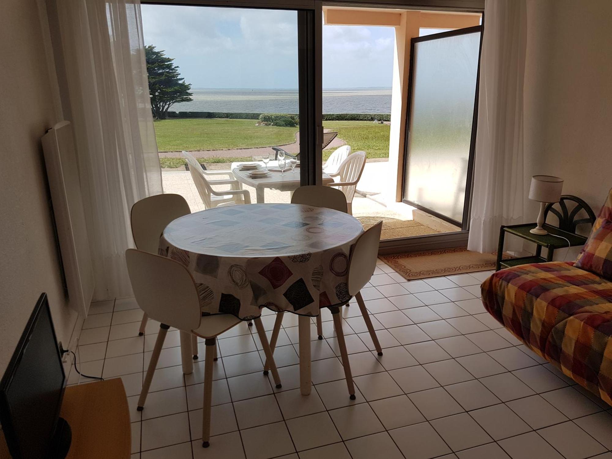 Appartement En Rdc Avec Terrasse Face A La Mer Pornic Eksteriør bilde